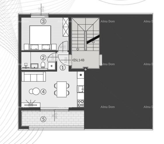 Prodaja stanov v novem stanovanjskem kompleksu, Štinjan! 14B