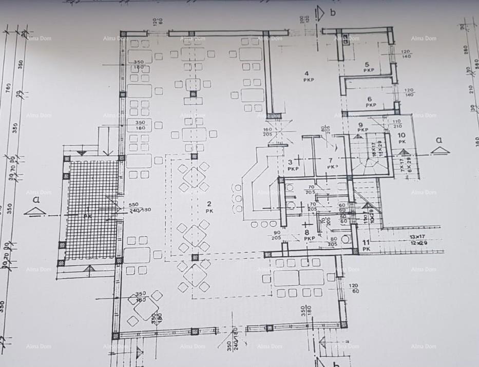 Umag. Lepa hiša s šestimi apartmaji.