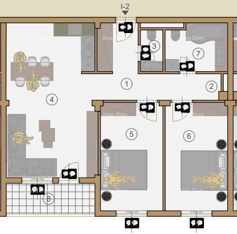 Prodamo stanovanja v novem stanovanjskem objektu v gradnji, blizu sodišča, Pula!