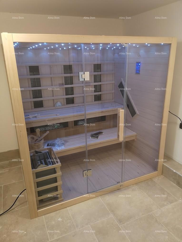 Pula Veruda Čudovita, popolnoma prenovljena avstro-ogrska kamnita vila s pogledom na morje.