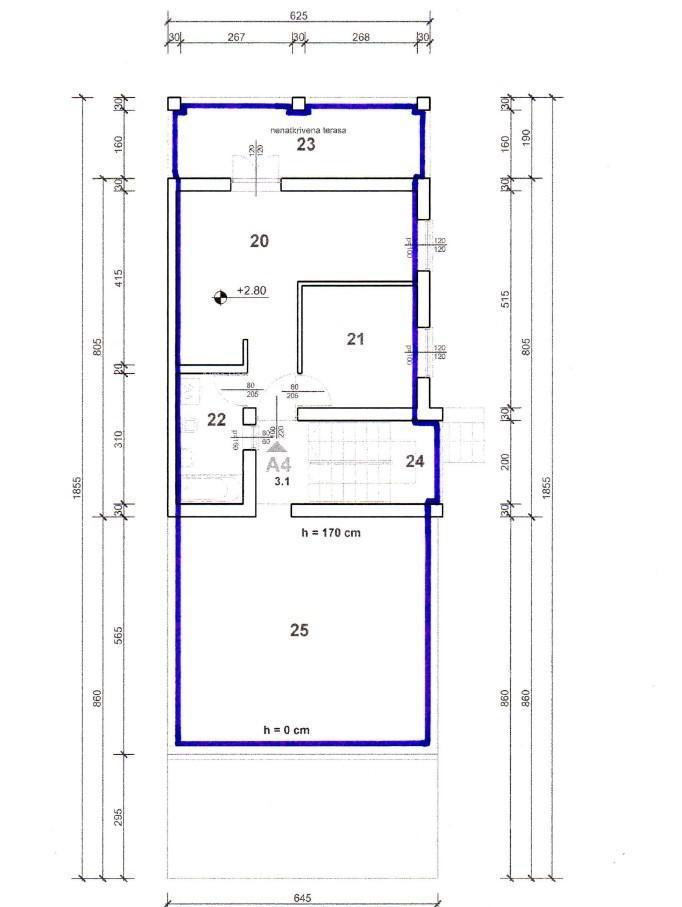 DUGA UVALA, stan, 40 m² + TERASE!