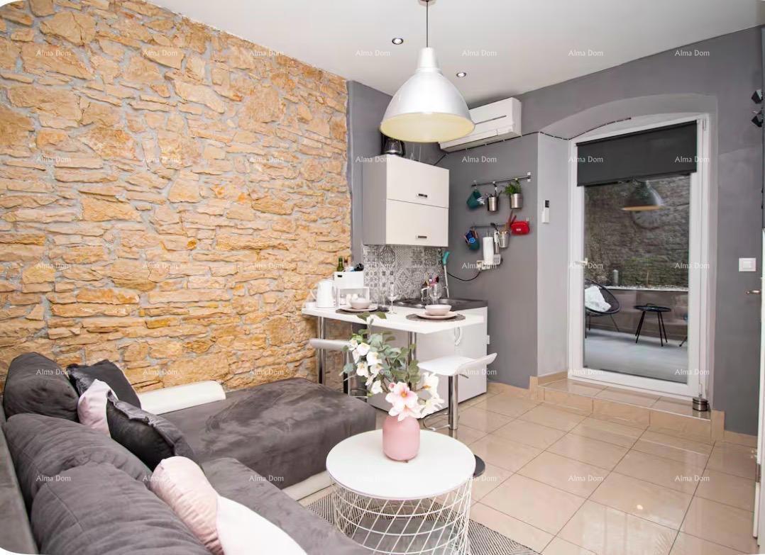 Pula – Prijeten stan v pritličju s teraso, 35 m2