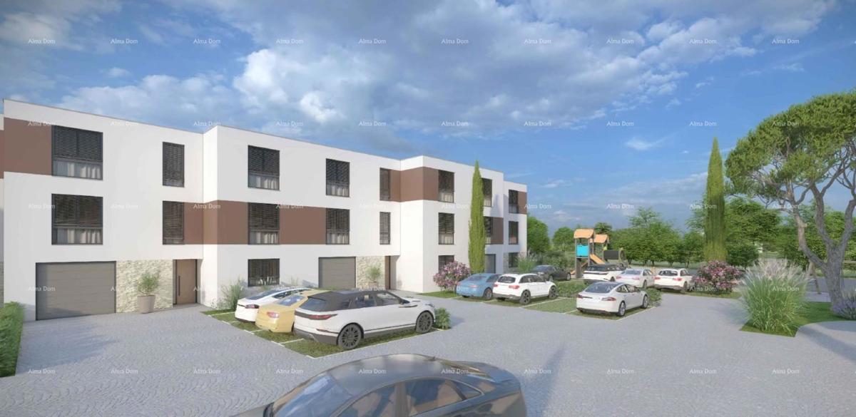 Prodaja stan v novogradnji z garažo, parkirnim mestom in shrambo, Pula!