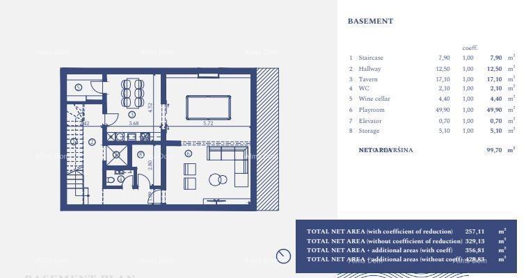 UMAG, Samostoječa vila v luksuznem letovišču! Pogled na morje! V 23
