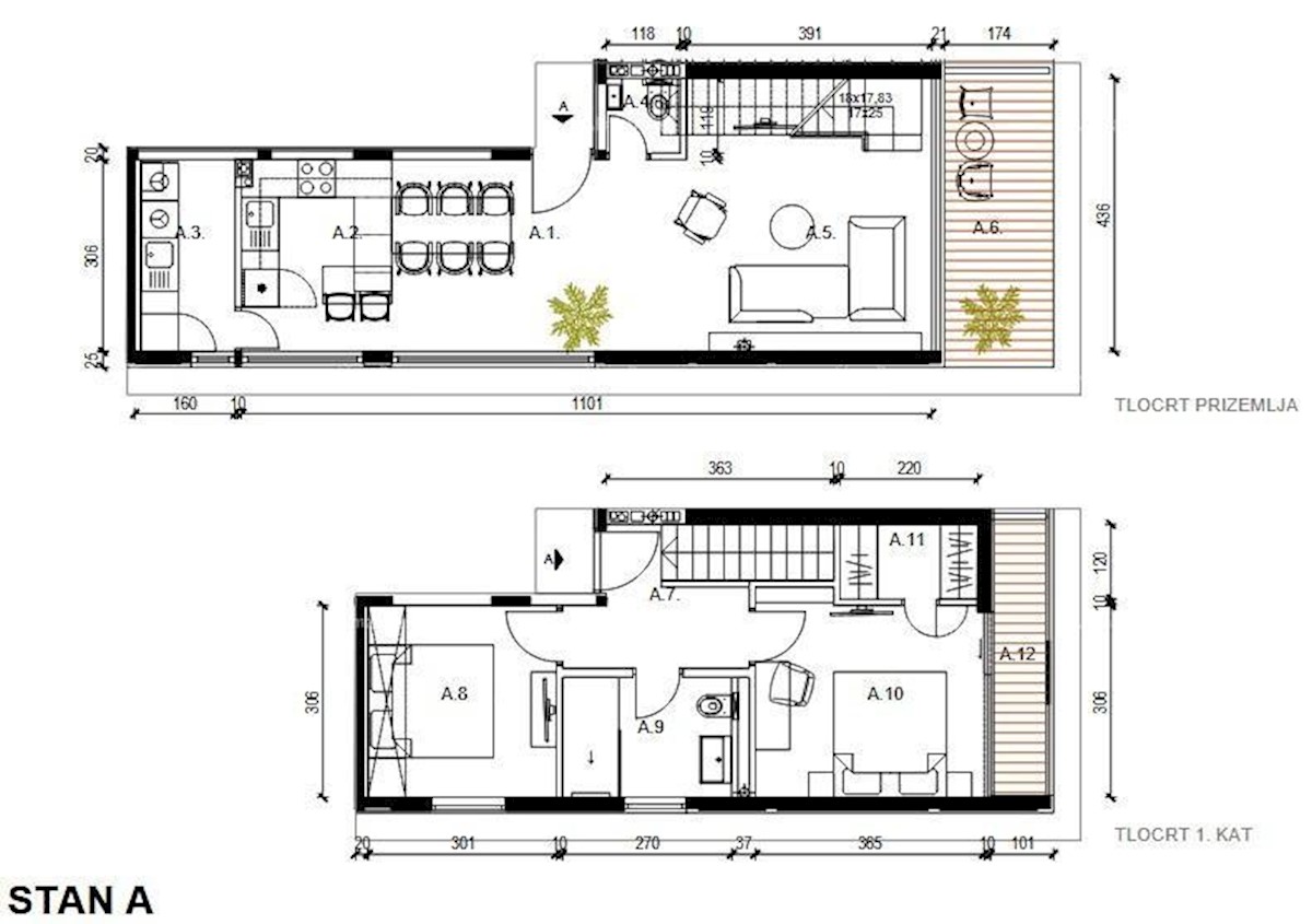 Nov, moderen stanovanjski projekt v izgradnji, Rovinj