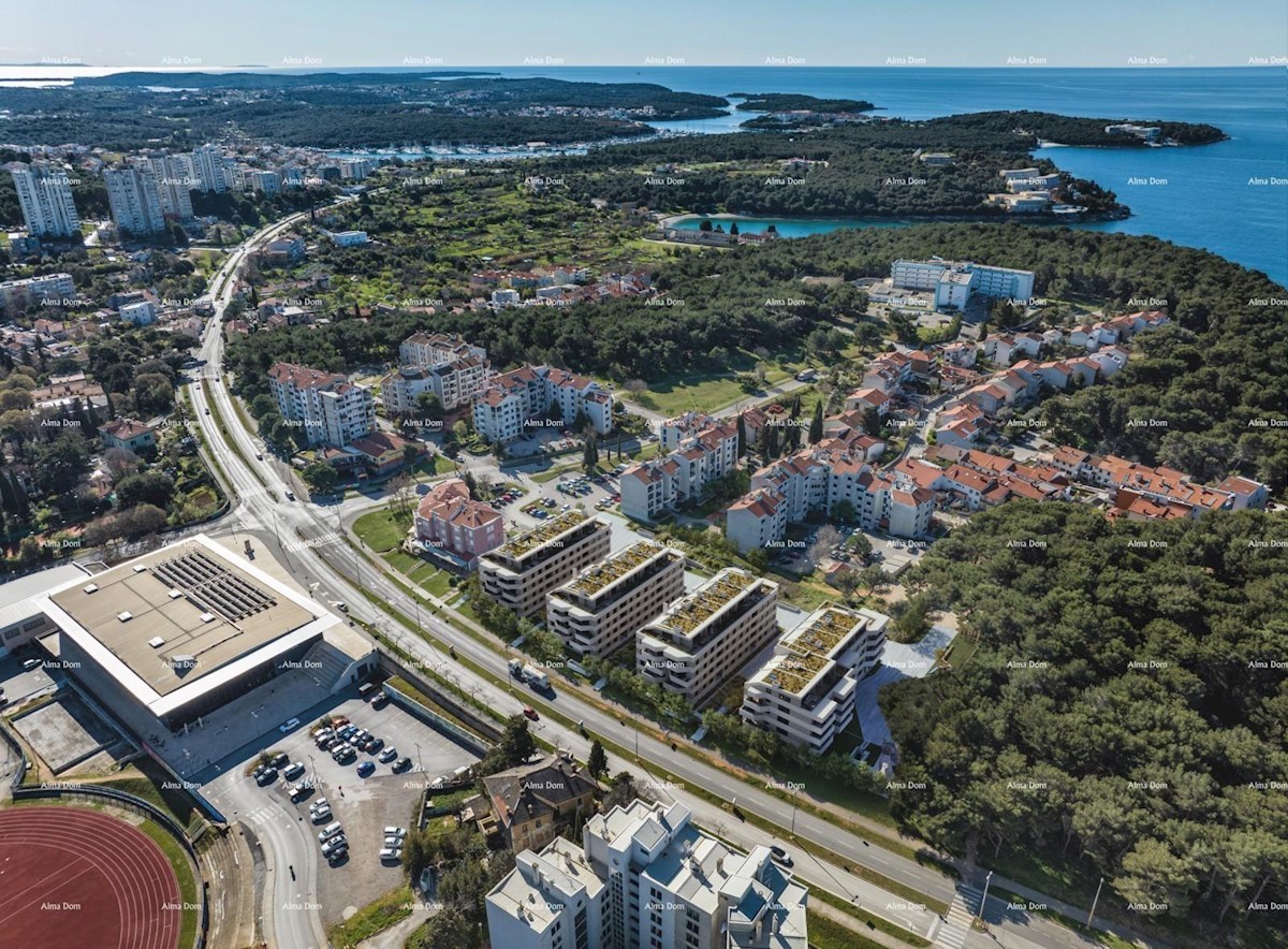 Prodamo stanovanja v novem stanovanjskem projektu na ekskluzivni lokaciji, 300 m od morja, Pula,Lungomare !