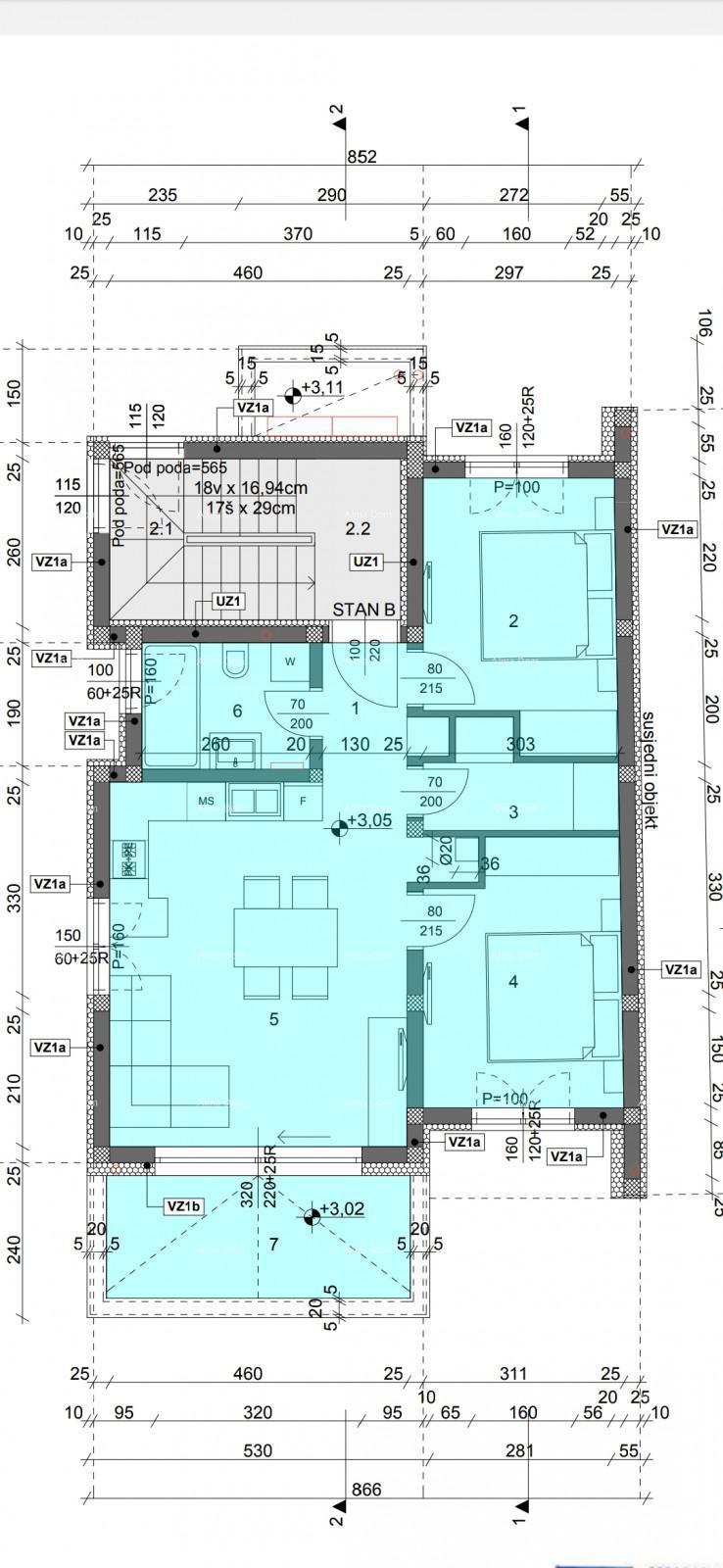 Prodaja modernih apartmajev v novem projektu, Valbandon