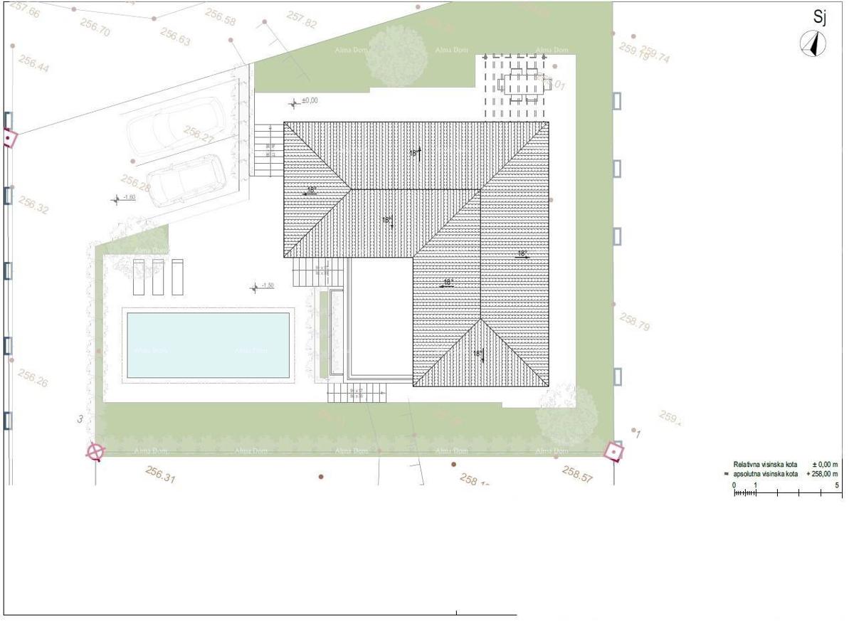 Prodaja gradbenega zemljišča s projektom, Bibići