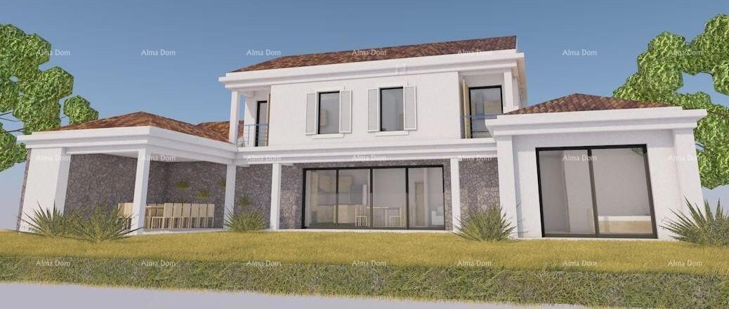 Gradbeno zemljišče, 801 m2, s pravnomočnim gradbenim dovoljenjem, Kršan