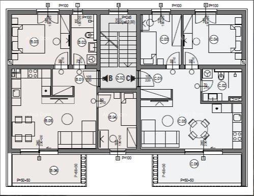 ŠTINJAN – NOVOGRADNJA V BLIŽINI MORJA IN MESTA. Stan C Zgrada C