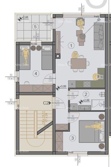Prodaja modernih stanov v novem stanovanjskem projektu, Štinjan, C2