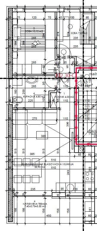 Stanovanje v novem stanovanjskem projektu, Pula! A3