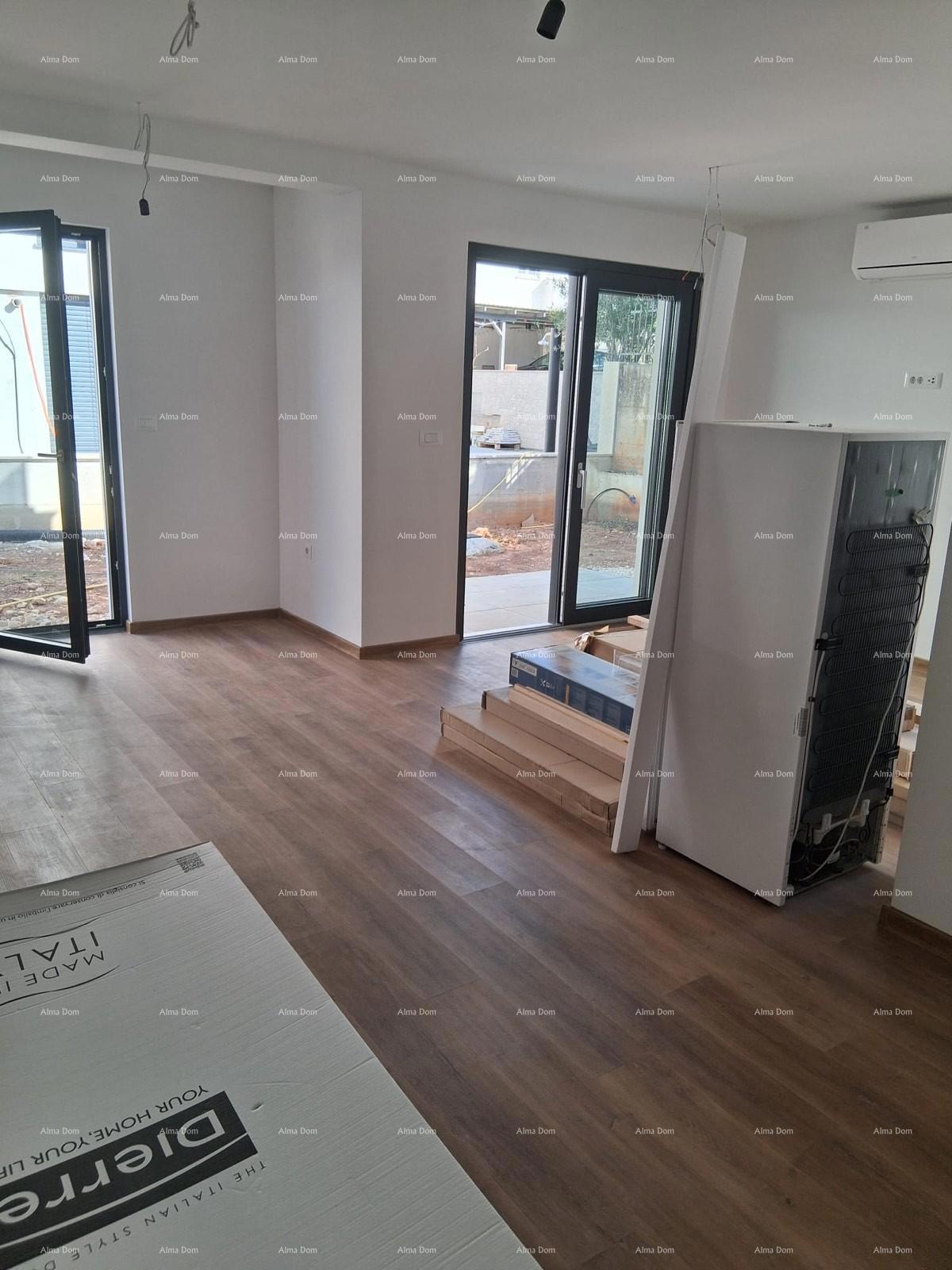 Medulin – Stan v pritličju novogradnje z vrtom in parkirnim mestom