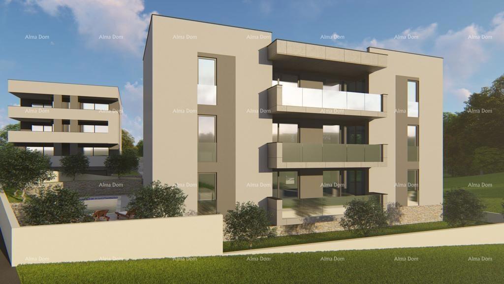 Prodaja gradbenega zemljišča s projektom, odlična lokacija, Medulin!