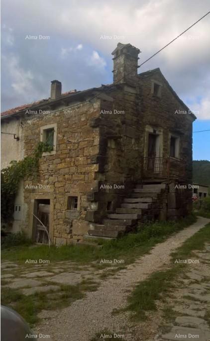 Odlična priložnost! Kamnita hiša za obnovo z veliko parcelo, blizu Buzeta!