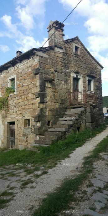 Odlična priložnost! Kamnita hiša za obnovo z veliko parcelo, blizu Buzeta!