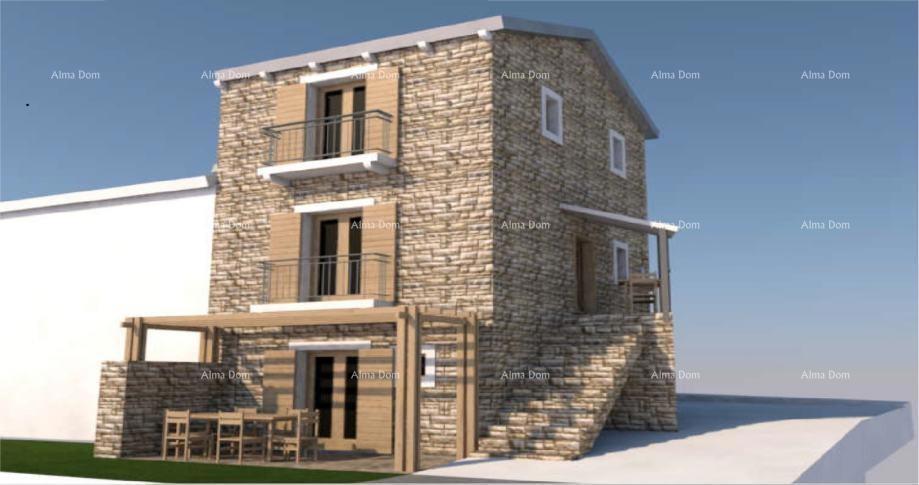 Odlična priložnost! Kamnita hiša za obnovo z veliko parcelo, blizu Buzeta!