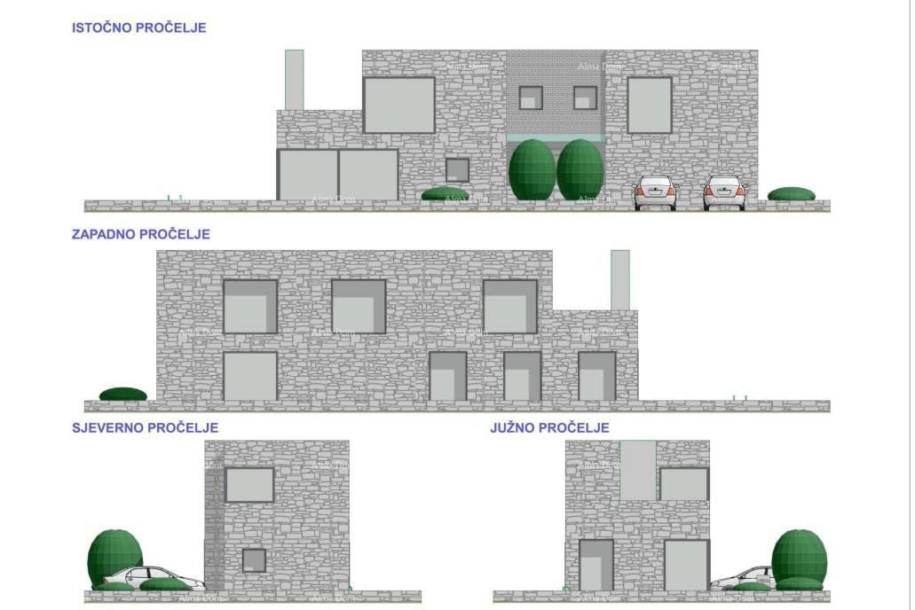 Odlična priložnost! Kamnita hiša za obnovo z veliko parcelo, blizu Buzeta!
