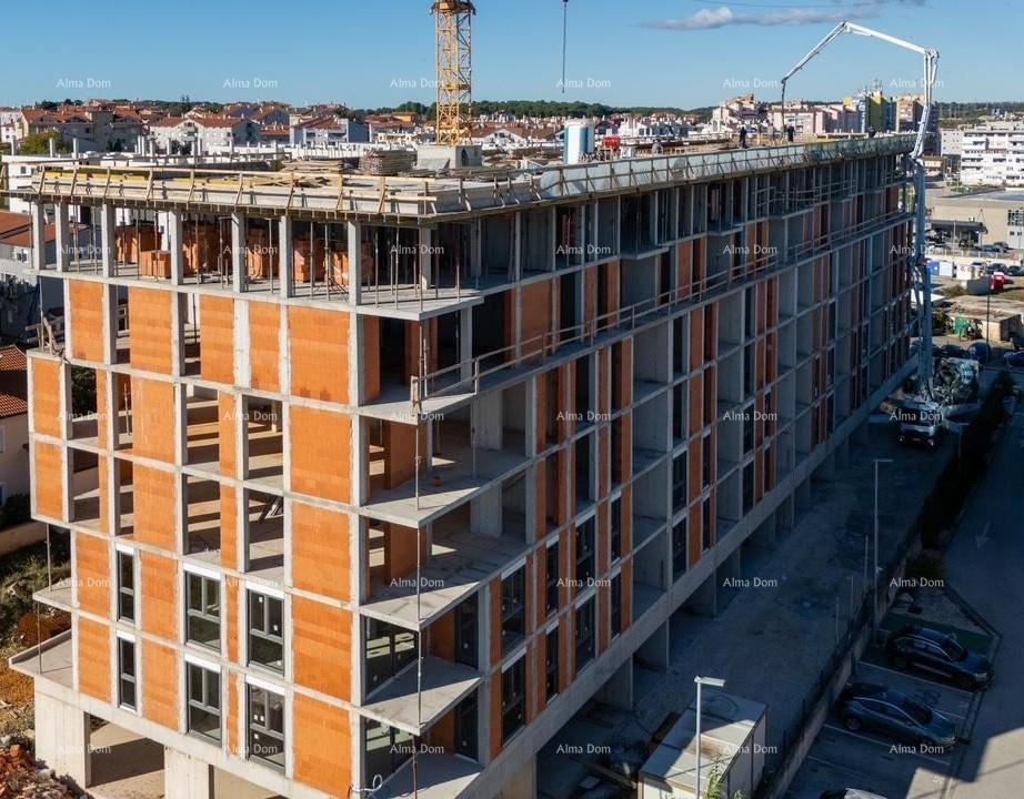 Pula, nov projekt v gradnji! Večstanovanjska, moderna zgradba z dvigalom, blizu centra. S8