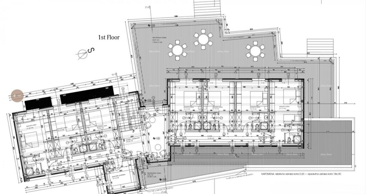 MARČANA - Prodaja: Nov eko-hotelski kompleks v slogu kmečkega umika