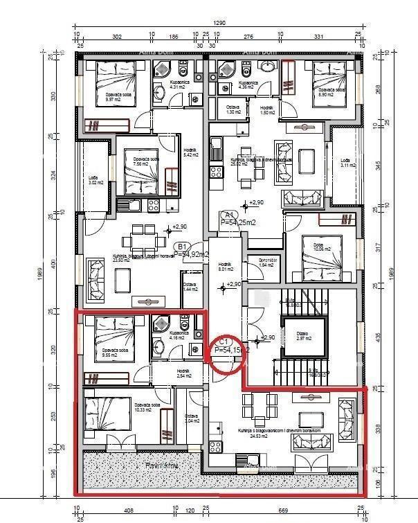 Novi projekt! Prodaja stanovanj v gradnji, Pula, center! C2