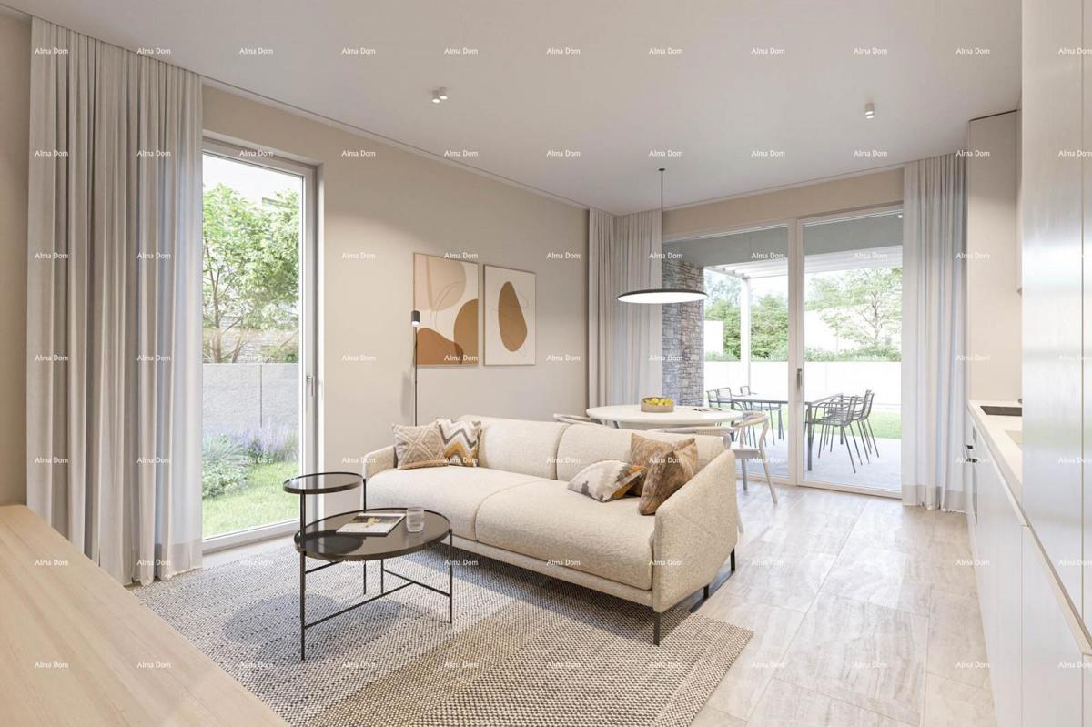 Prodaja apartmana v novogradnji s dvema parkirnima mestoma, 5 minut od plaže, Umag! A 16