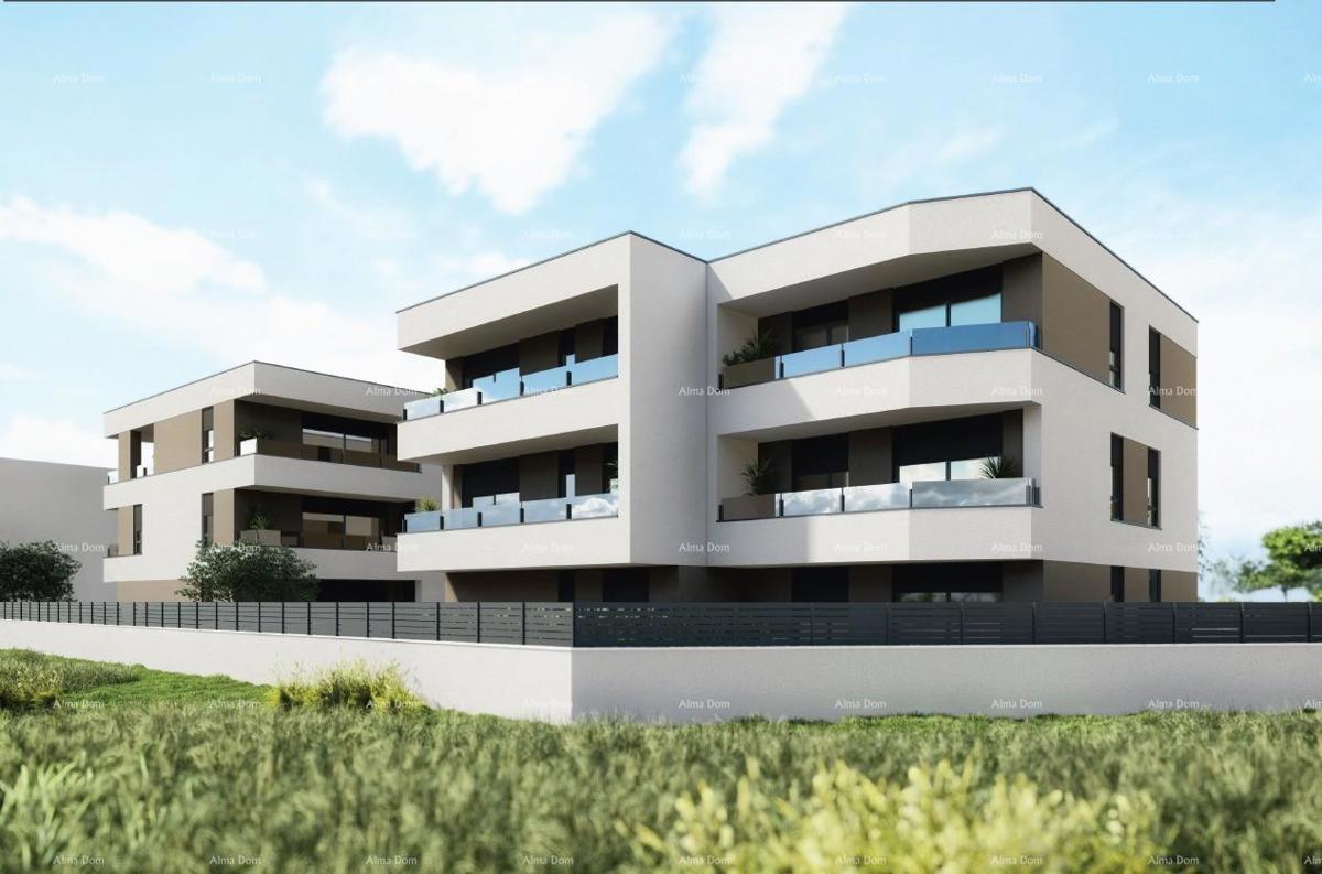 PULA, Valdebek - Stanovanje v pritličju novogradnje / A1