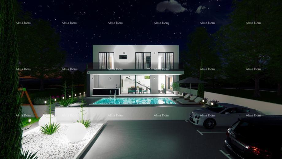 Građevinsko zemljišče 512 m² z idejnim projektom – Kanfanar