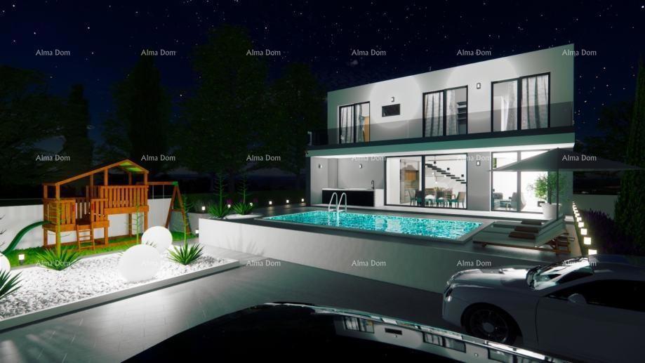 Građevinsko zemljišče 512 m² z idejnim projektom – Kanfanar