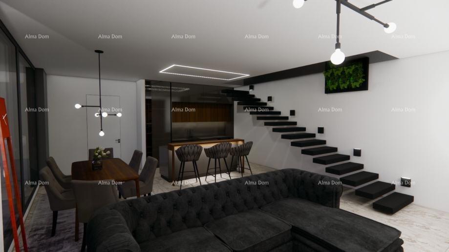 Građevinsko zemljišče 512 m² z idejnim projektom – Kanfanar