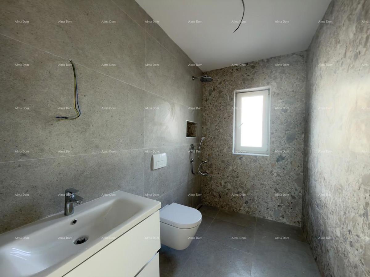 Medulin – Mukalba, novogradnja 59,50 m², ekskluzivno ob morju