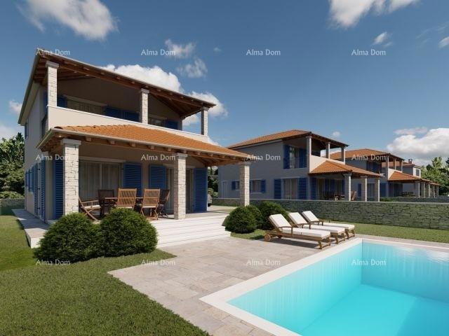 LIŽNJAN! PRODAJA HIŠE V GRADNJI S BAZENOM.