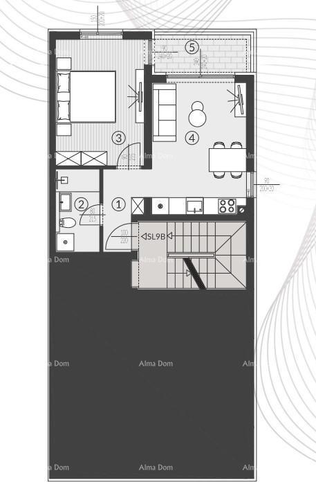 Prodaja stanov v novem stanovanjskem kompleksu, Štinjan!