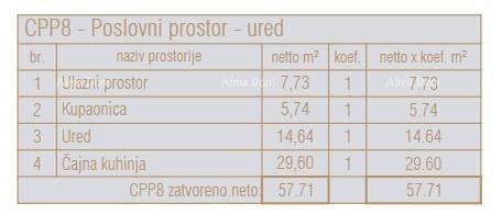 Stanovanjsko-poslovna stavba – Poslovni prostor CPP8