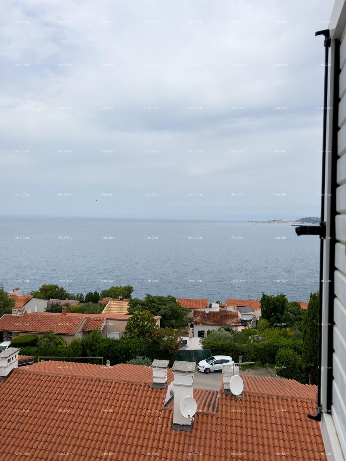 Umag, Crveni Vrh, Alberi stanovanje z odprtim pogledom na morje.