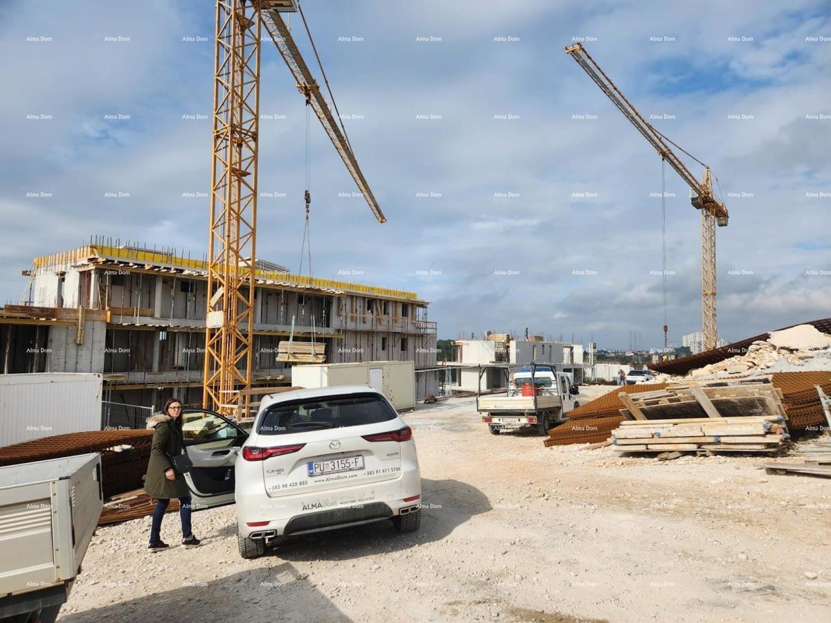 Prodaja modernih stanovanj v ekskluzivni stavbi s pogledom na marino, Pula!