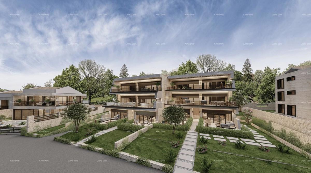 Prodaja modernih apartmajev v čudovitem stanovanjski soseski, Umag D10