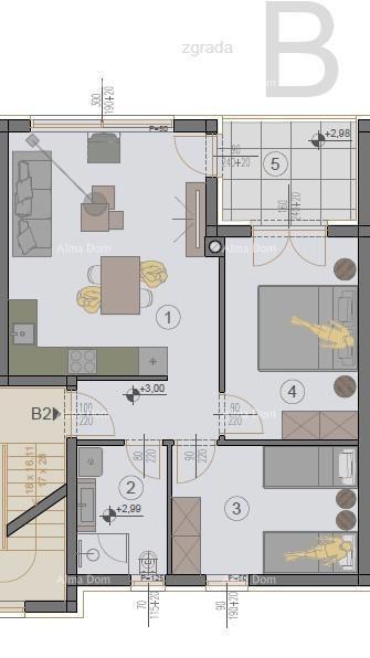 Prodaja modernih stanov v novem stanovanjskem projektu, Štinjan, B2