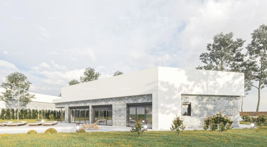 Prodaja gradbene parcele z gradbenim dovoljenjem za gradnjo moderne družinske hiše, blizu Barbana!