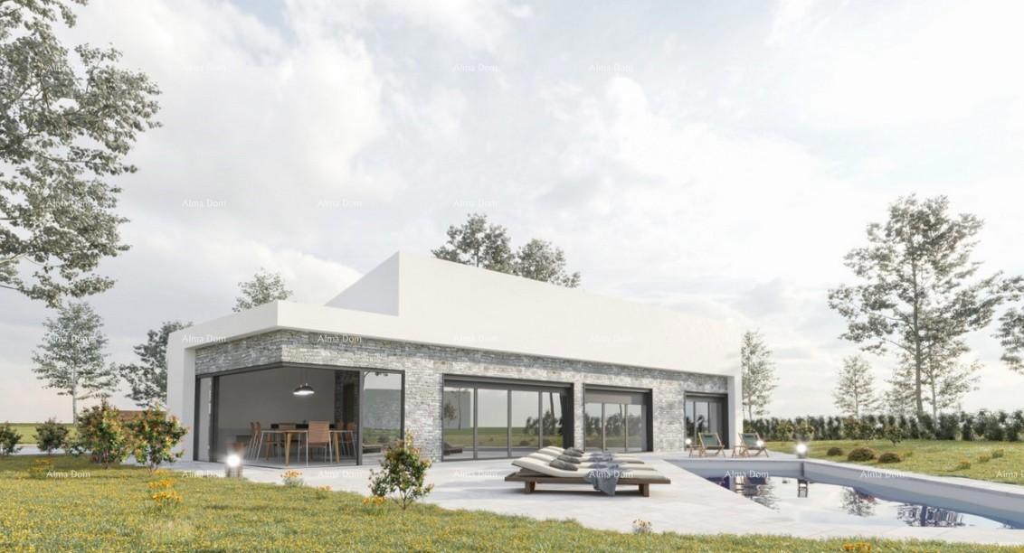 Prodaja gradbene parcele z gradbenim dovoljenjem za gradnjo moderne družinske hiše, blizu Barbana!