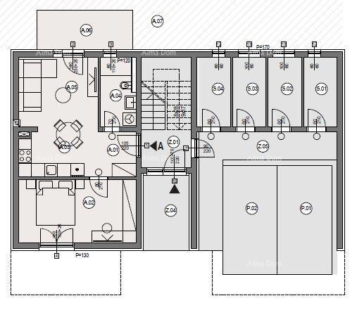ŠTINJAN – NOVOGRADNJA V BLIŽINI MORJA IN MESTA. Stan A Zgrada A