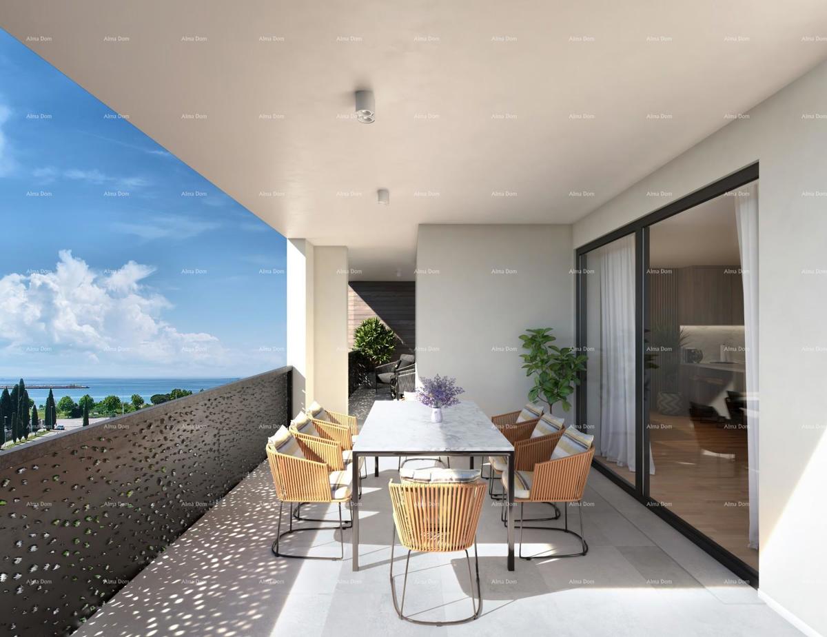 UMAG! Moderno stanovanje v vrhunskem stanovanjskem kompleksu blizu morja, S3