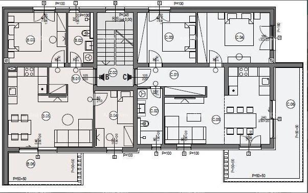 ŠTINJAN – NOVOGRADNJA V BLIŽINI MORJA IN MESTA. Stan C Zgrada D