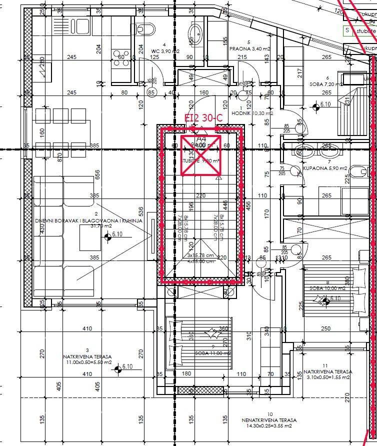 Stan v novem stanovanjskem projektu, Pula! A4