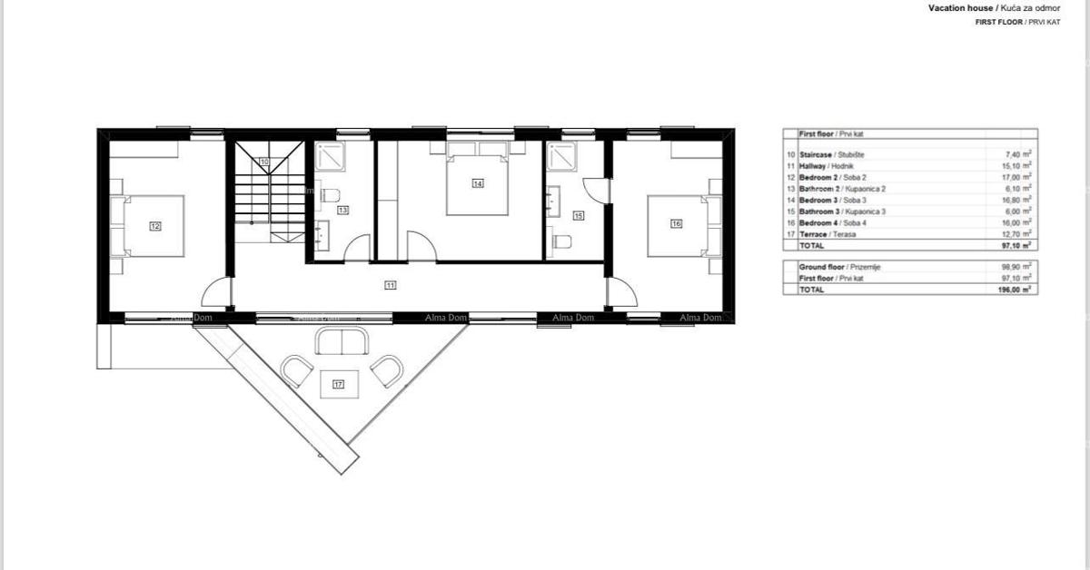 Prelepa vila s bazenom, blizu Vrsara!