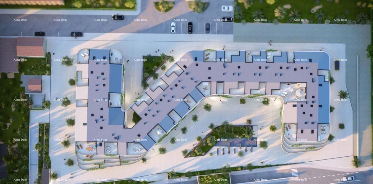 Poreč - prodaja stanovanja v poslovno-stanovanjskem, modernem kompleksu. S31