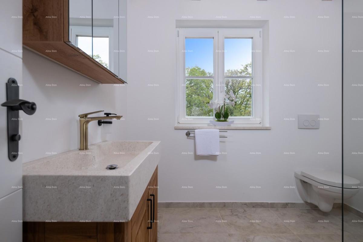 Prodaja - luksuzna vila s bazenom i jacuzzijem na prostornem dvorišču, Marčana!