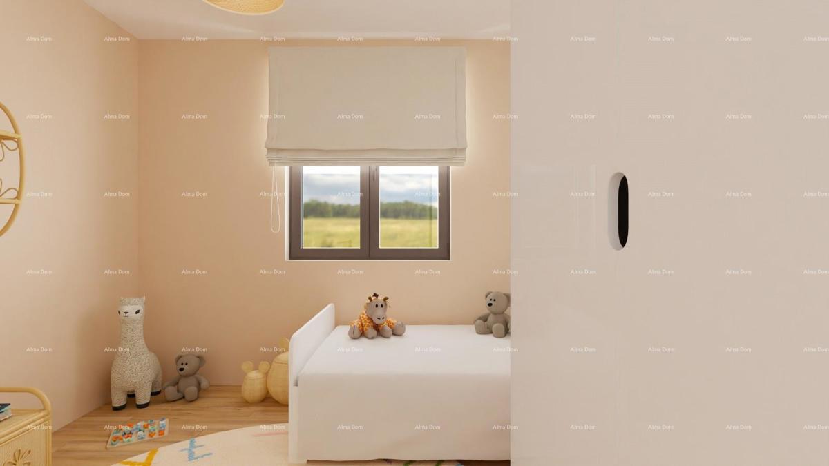 Prodaja stanov v moderni novogradnji s parkirnim mestom in shrambo, Vabriga, Poreč! B1-V2