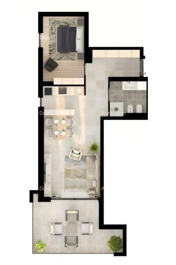 UMAG! Moderno stanovanje v vrhunskem stanovanjskem kompleksu blizu morja, S54