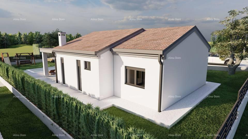 Prodaja kuće prizemnice s bazenom u fazi izgradnje